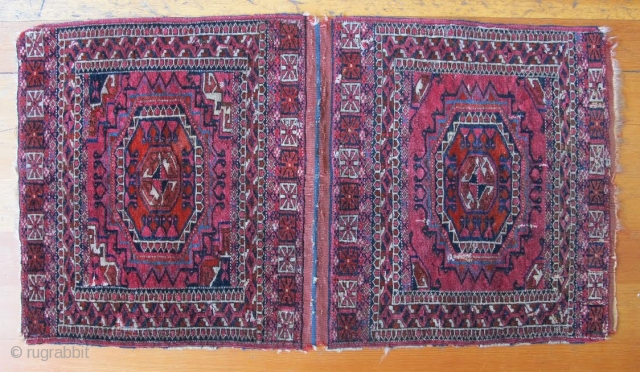 Tekke Turkmen saddle bag, 1' 9" x 3' 3", Circa 1900                      