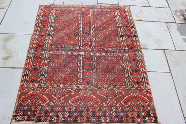 Yomud ensi 4'1'' x 5'0'' Ebay auction https://www.ebay.com/itm/Antique-Yomud-Yomut-Ensi-Rug-41-x-50/142589261427                         