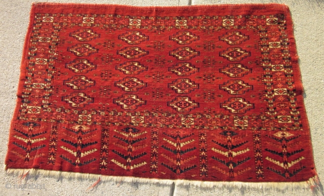 Tekke Chuval 4.1 X 2.7 feet. Very good condition. More images and price upon request.                  