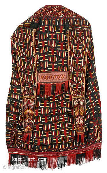 Woman's mantle (chyrpy), early 19th century

Turkmenistan, Central Asia

Silk, cotton; L. 43 in. (110 cm),                   