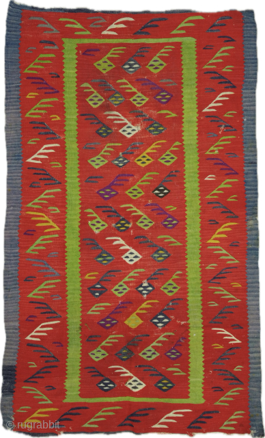 Balkan Kilim 
80-100 years old , happy colors

Size 93x155 cm

Please send me directly mail. kirmenrugs@gmail.com or +90 543 735 2221             