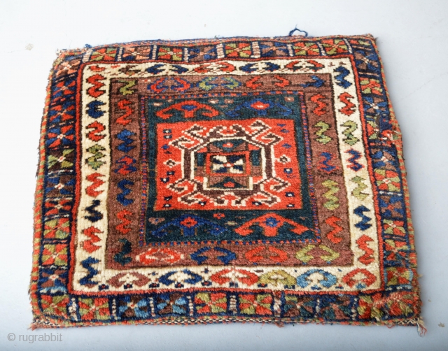 Beautiful Antique Kurdish Pillow All Natural colors Decorative ready for use
Very good soft wool size 62 x 53 centimeters
few low spots are age related ( end 19th century )    