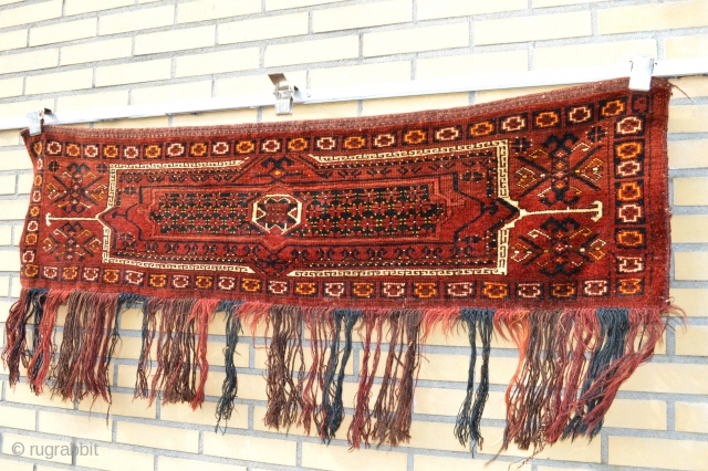 Very Decorative Antique Turkoman made By Ersari's Nice colors and wool.                      