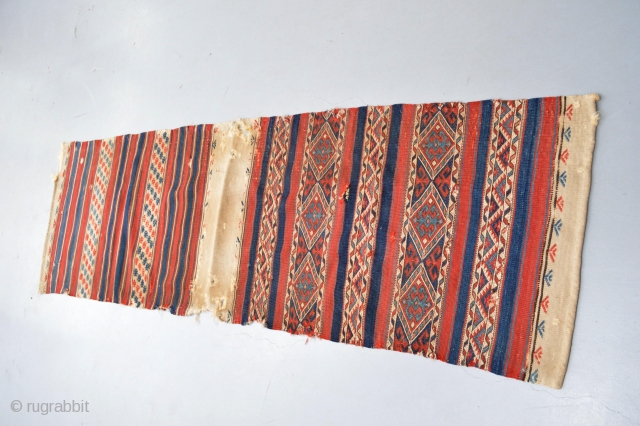 Beautiful and colorful Antique West Anatolian Chuval Bergama Area  
( big Bag )No Repairs as found                