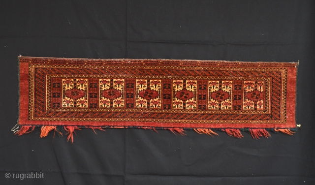 Beautiful Turkoman trapping  probably Kyzylayak Ersari group with many Salor influences 
Beautiful piece to add on your Tribal collection..
             