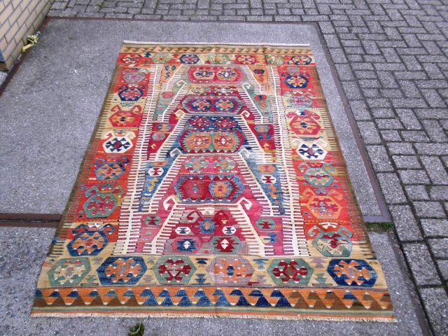 Amazing Colors 19th cent. West Anatolian Prayer.
100% natural colors. A true visual Music for the eyes. ( Claude Debussy's " Claire de lune :)
         