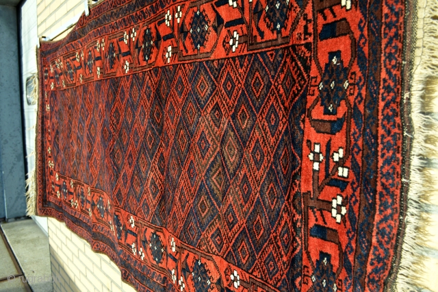 Very nice Antique Baluch from circa 1880.
100% Natural colors 100% Soft and Shiny Wool 
                  