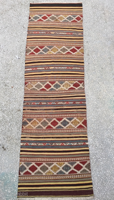 West Anatolian Cecim (Helvacı) Rug Size:274x161cm. / 8’11”x2’8”                         