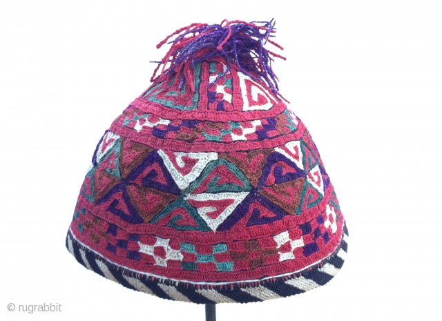 Hat from CentralAsia (Turkmen)                             