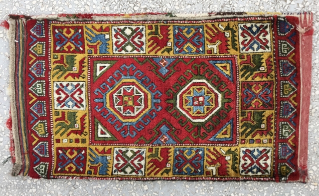 Central Anatolian Yastik “Konya-Derbend”
Size:89x55Cm / 38x21 inc                          