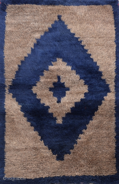 Central Anatolian Old natural Tulu Rug Size:85 x 125
                         ...