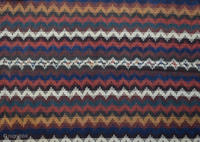 Qashkay Moj blanket Kilim In good colors,two small repaired Circa 1900th
Size:184 x 226 Cm
         6"x 7'4"         