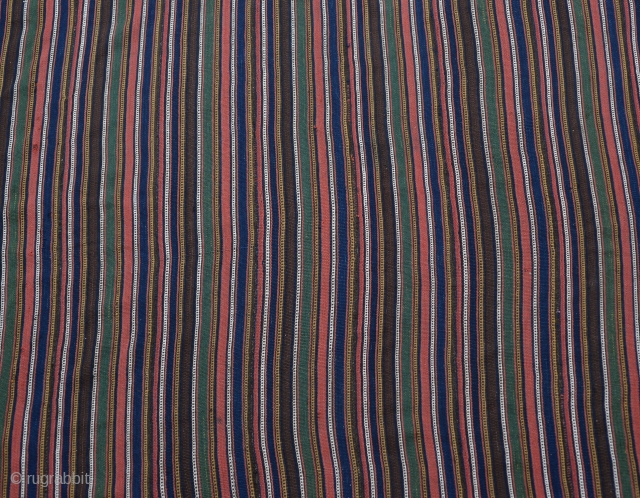 Shahsavan Striped Kilim 
Size:194 x 234Cm
       6'6"x7'9"                    