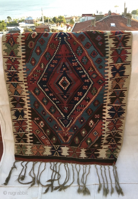 East Anatolian Kilim Rug 
End of 19th Century 
Size:130X102cm / 4’4”X3’4”                      