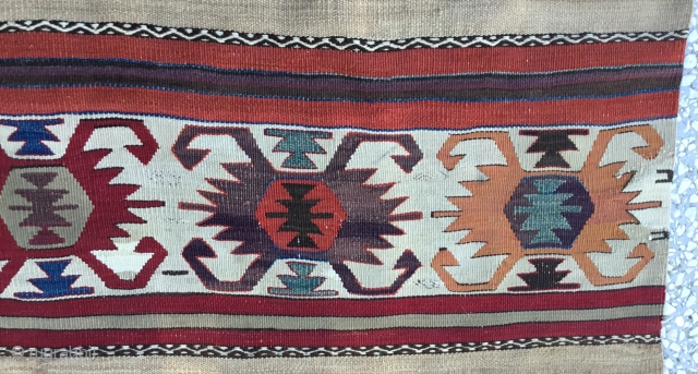 West Anatolian ‘Aydın’Kilim 19th Century
Size:165x370Cm. /  5’5’x12’3”                         