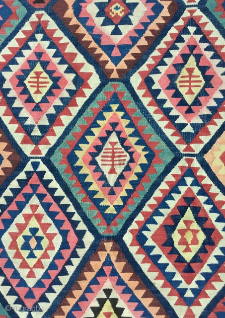 Caucasian Kilim Size/144x328 / 4’8x10’9”                            