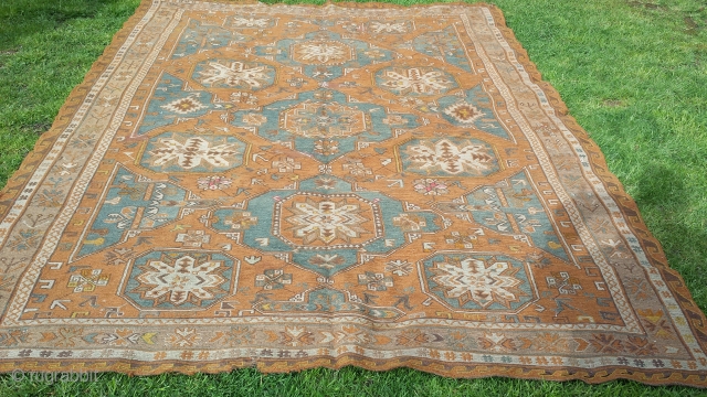 Antique soumac carpet lovely condition
112"x81" (9'4"x6'9") fresh to market from english country house collection                   