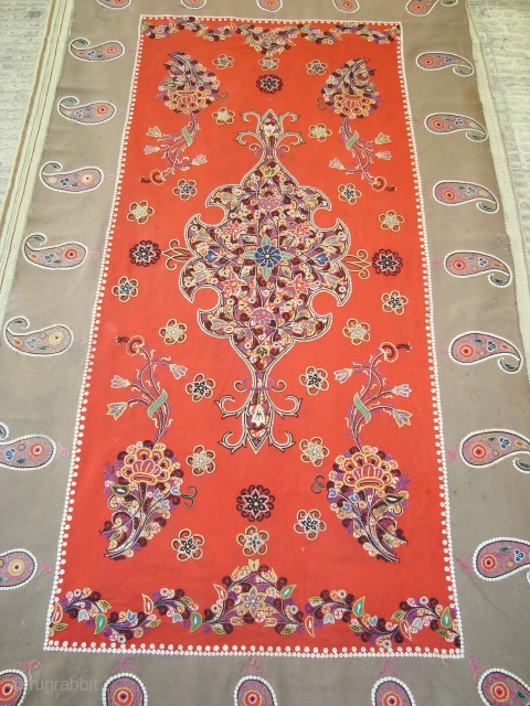 a Conspicuous Rasht(north of iran)Antique Rug with Beautiful drawing. Fine and clear knot quality. Size: 3m2, Good condition with good pile. early 19th century (estimate about 1830)weaving among the very best i  ...