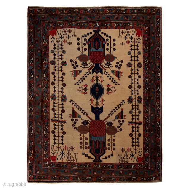 Antique Avshar, Circa 1900, 4’8 x 5’5 Ft.
Kayarugs1@gmail.com                         