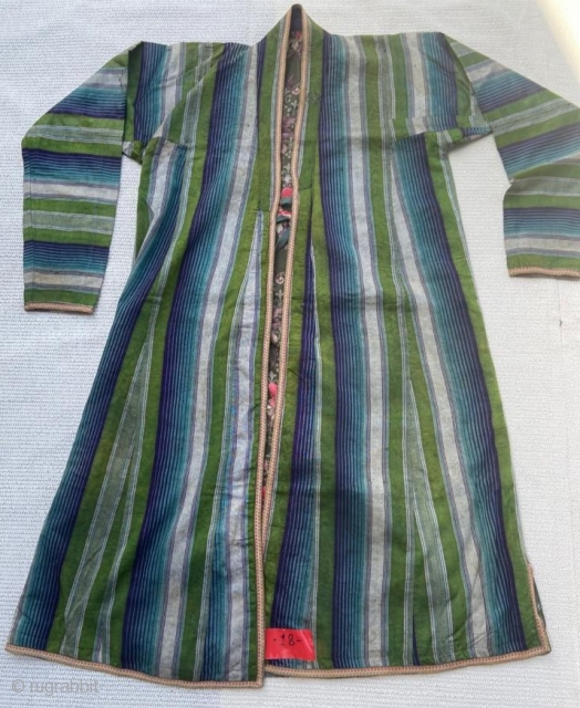Chapan,19 cen. silk and cotton,long130                            