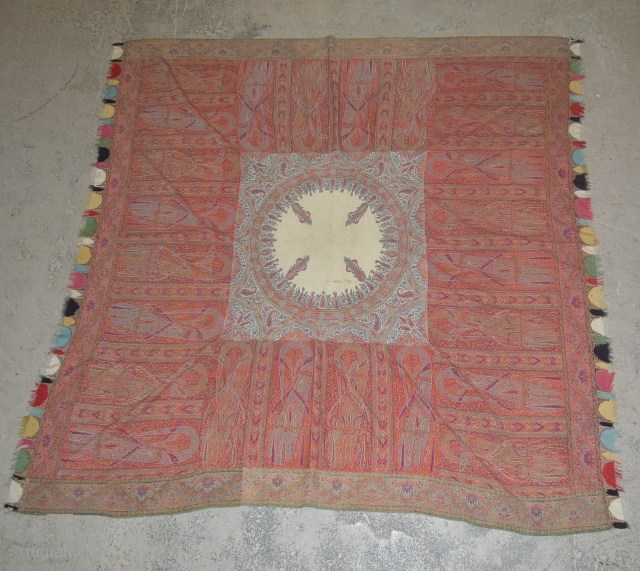 A  19th century High Sikh period Kashmir shawl                        