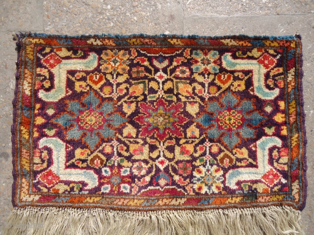 Soo beautiful Caucasian Mat or Mafrash, Kuba ?.All good colors,perfect condition.size 2*1'3".E.mail for more info.                  