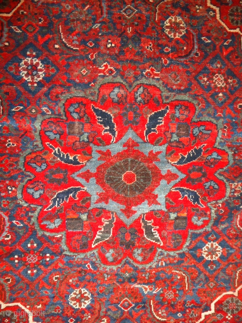 Beautiful Khamseh or Qashqai Rug,with beautiful colours and shiney wool,very nice design,Fine weave and very good condition.Size 6*4'6".E.mail for more info.            