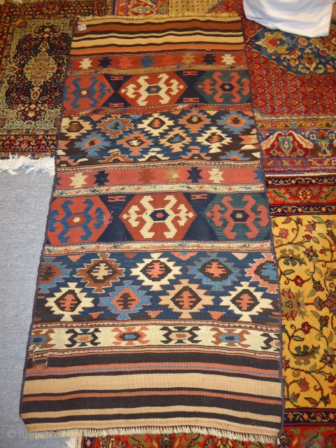 Shahsavan Kilim Trapping or Bagface,with all good colours,nice condition and design.Ready for the display.E.mail for more info.                