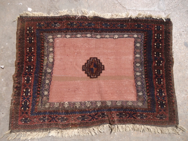 Beautiful Baluch Sofreh with very nice design,good colors and condition.Size 3'8"*2'6".E.mail for more info and pics.                 