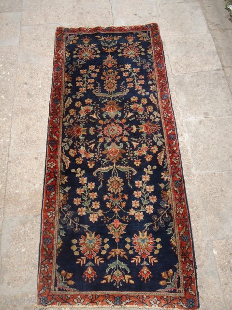 Sarouk Mat with good colors and condition,fine weave,nice design.Size 5'1"*2'3".E.mail for more info.                    