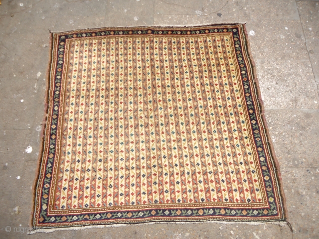 N.W Persain Rug with beautiful Stripe design and great colros,good condition and age,Nice soft shiny wool,Size 3'10"*3'8".E.mail for more info and pics.           