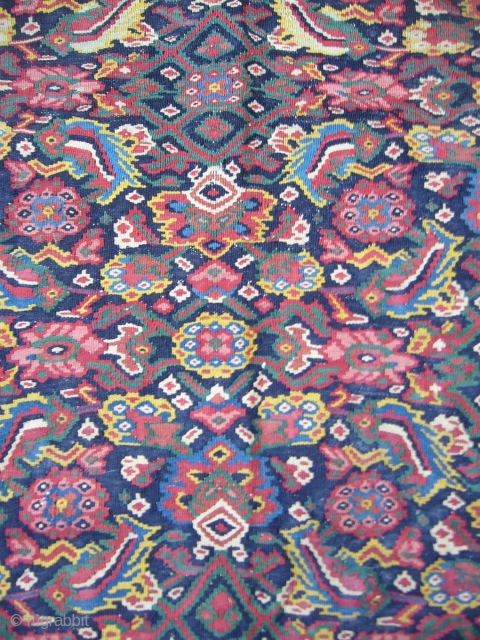 Very Exceptional Senneh Kilim,supereb fine weaving,extra ordinary good dyes,all original without any work done,very supereb condition.Size 6'7"*4'7".E.mail for more info.             