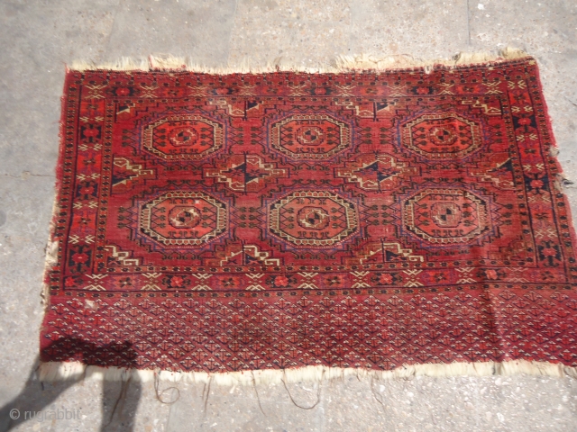 Turkoman Jalor,as found condition,good colors,design and age.E.mail for more info.                       