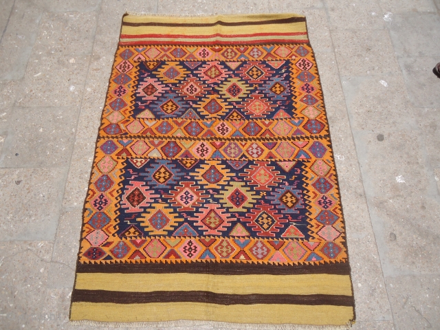 Shahsavan Mafrash with beautiful colors and snow flake desigen,fine weave.Size 5'3"*5'.E.mail for more info.                   