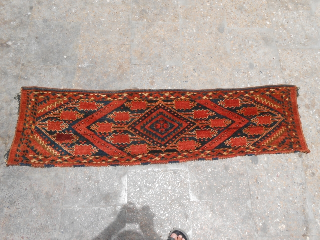 Beshir Trapping or Jalor with beautiful design and great natural colors,soft shiny wool,nice age,excellent condition,without any repair or work done,Very nice pce with good age and weave.Size 5'2"*1'5".E.mail for more info and  ...