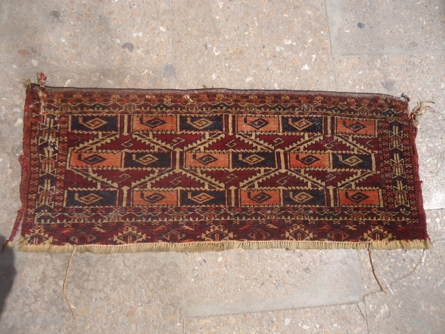 Extra fine woven trapping with nice design,as found.Size 2ft*11".E.mail for more info and pics.                   