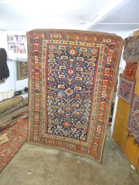 Perpedil Rug with excellent colours,condition and very fine weave,with good pile all over.Beautiful colours.Size 6*4 approx.E.mail for more info and pics.
            