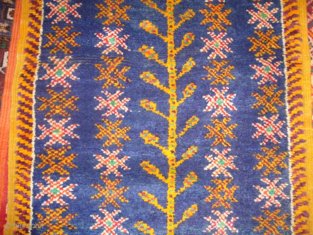 Morroco Berber Rug with tree of life desigen,nice colours and condition,good weave,nice desigen.without any repair,all original,Handwashed ready for use.              