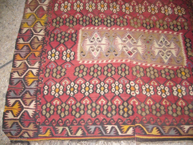 Beautiful Anatolian kilim,with good desigen,nice colours and condition,fine weave.E.mail for more info.                     