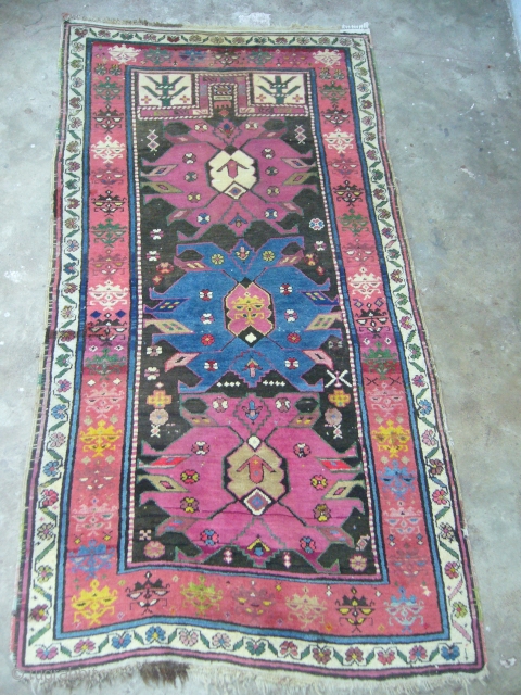 Beautiful full pile Caucasian Kazak Prayer rug,good colours and condition,very nice desigen,Handwashed ready for use.E.mail for more info.               