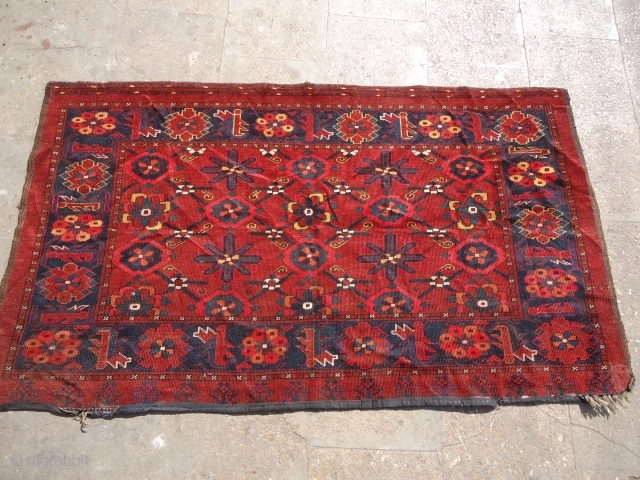 Beshir Big Chuval with great colors and beautiful artistic design,good age,as found,Size 5'1"*2'11".E.mail for more info and pics.               