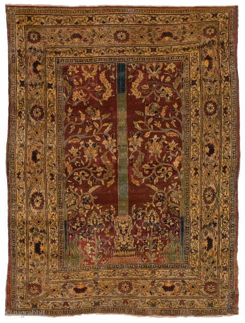 Antique	Persian Heriz/Tabriz wool,
 Size 6x4 ft
                           