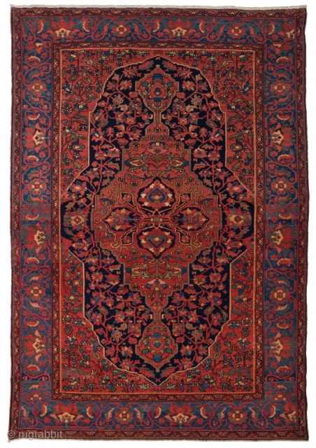  Persian Malayer Rug  FT (6.9 x 4.6) M (2.06 x 1.37)                    