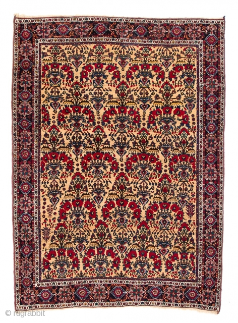 Fine Antique Afshar Rug

Region: South East Persia
Size 2.10m x 1.60m
Circa 1910

Rugs from the Afshar tribes emanate from the rural vicinity of Kirman. Earlier pieces were woven on a wool foundation. This rug  ...