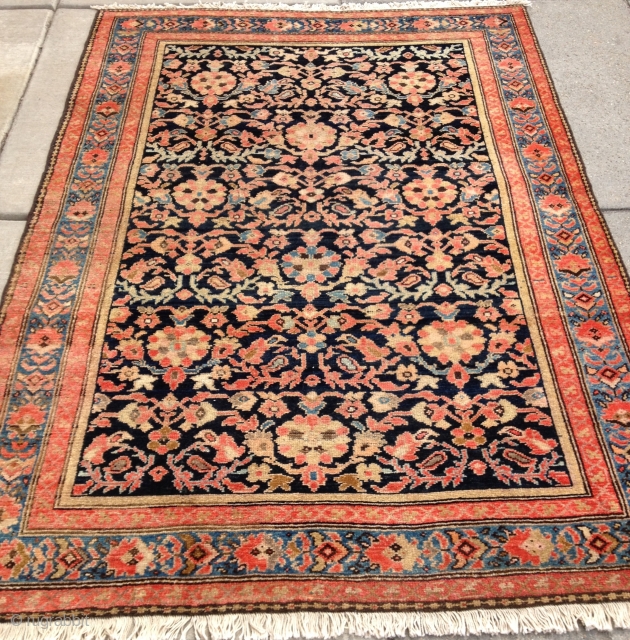 Antique Malayer great colors and design. Good even pile. It needs nothing but a place to display. Please read my profile for more info about me. Come and visit us in my  ...