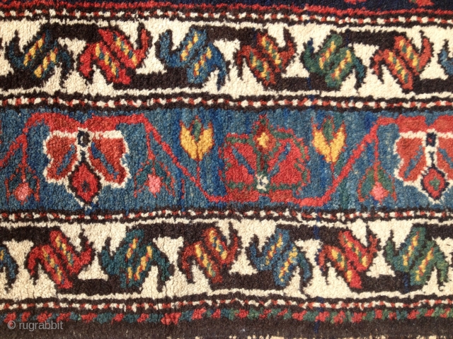 Antique Lori-Bakhtiar. Beautiful saturated natural colors. It's been reduced in length. I only ship in USA for this item. Thank You!            
