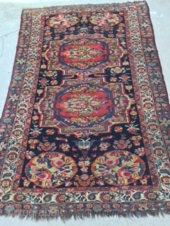 Hi everyone,
This Antique Bakhtiari  It measures 6'-10" x 4'-5". Please inquire for the price and shipping information. Kindly contact me directly kia@artofpersianrugs.com or call 617-484-3363 since I don't always receive emails  ...