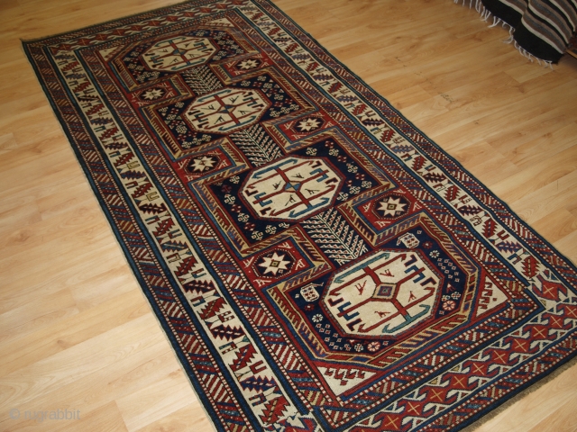 Good Shirvan rug, size: 227 x 118cm.                          