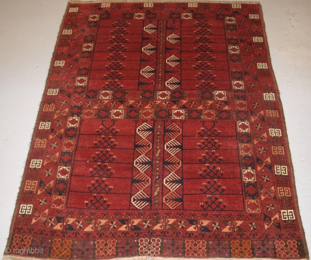Ersari Turkmen ensi, Size: 210 x 156cm.                          