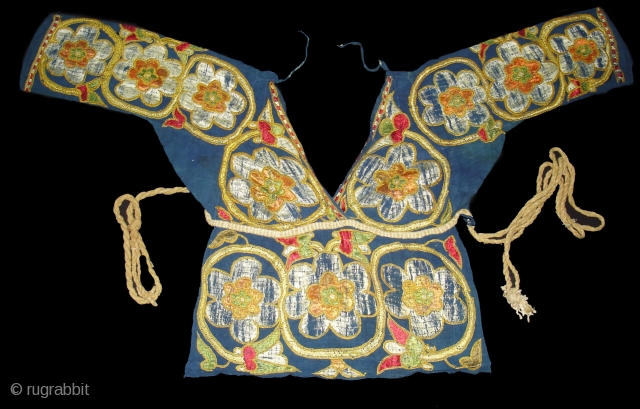 Embroidery Choli(Child)From Chamba Region of Himachal Pradesh India.Circa 1900.(DSC06786 New).                       